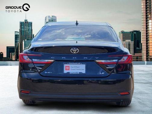 Midnight Black Metallic 2025 Toyota Camry LE