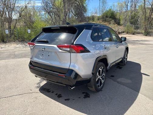 Silver Sky Metallic/Midnight Black Metallic 2023 Toyota RAV4 Prime XSE