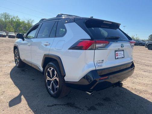 Wind Chill Pearl/Midnight Black Metallic 2023 Toyota RAV4 Prime XSE