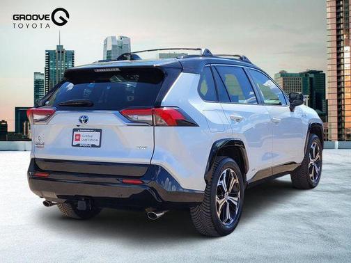 Wind Chill Pearl/Midnight Black Metallic 2023 Toyota RAV4 Prime XSE