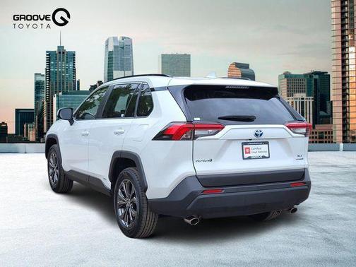 Wind Chill Pearl 2023 Toyota RAV4 Hybrid XLE Premium