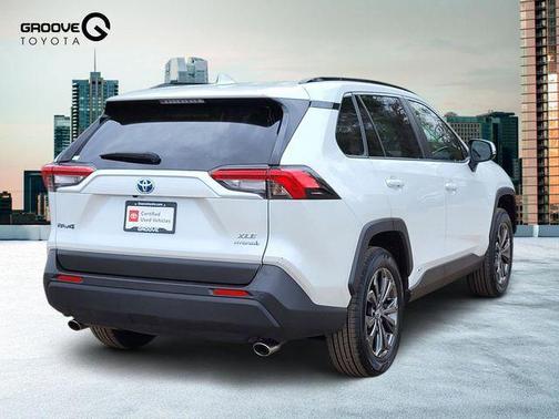 Wind Chill Pearl 2023 Toyota RAV4 Hybrid XLE Premium