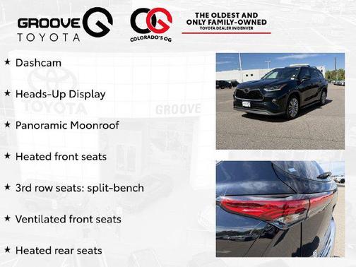 Midnight Black Metallic 2022 Toyota Highlander Platinum
