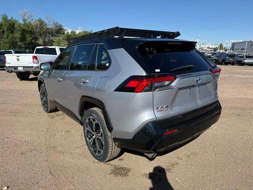 Silver Sky Metallic/Midnight Black Metallic 2024 Toyota RAV4 Prime XSE