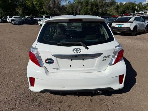 Super White 2012 Toyota Yaris SE