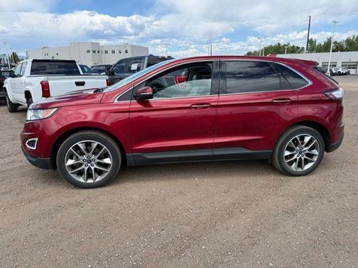 Ruby Red Metallic 2015 Ford Edge Titanium