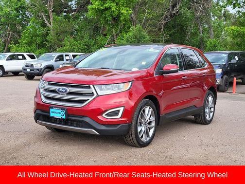 Ruby Red Metallic 2015 Ford Edge Titanium