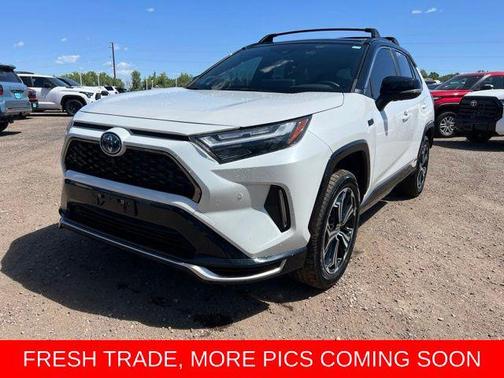 Wind Chill Pearl/Midnight Black Metallic 2024 Toyota RAV4 Prime XSE