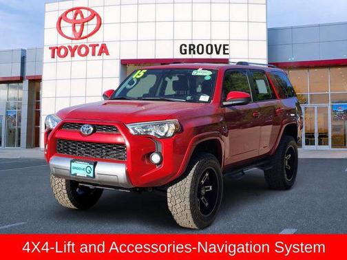 Barcelona Red Metallic 2015 Toyota 4Runner Trail Premium