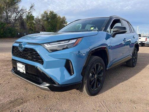 Midnight Black Metallic 2023 Toyota RAV4 Hybrid SE
