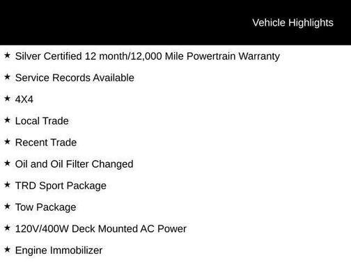 2017 Toyota Tacoma TRD Sport