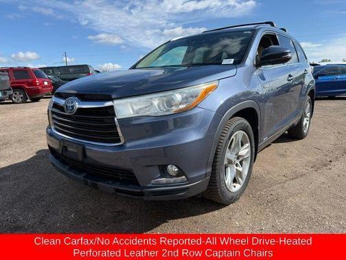Shoreline Blue Pearl 2016 Toyota Highlander Hybrid Platinum