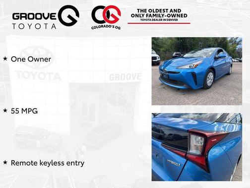 Electric Storm Blue 2021 Toyota Prius LE
