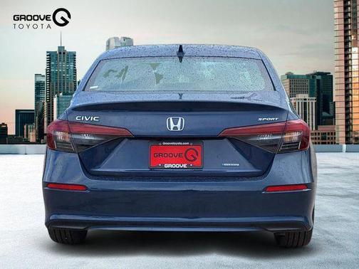 Blue Lagoon Pearl 2025 Honda Civic Hybrid Sport