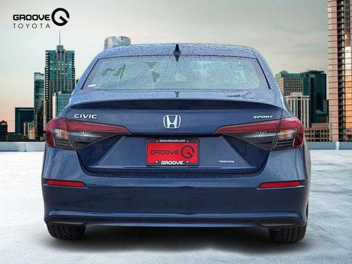 Blue Lagoon Pearl 2025 Honda Civic Hybrid Sport