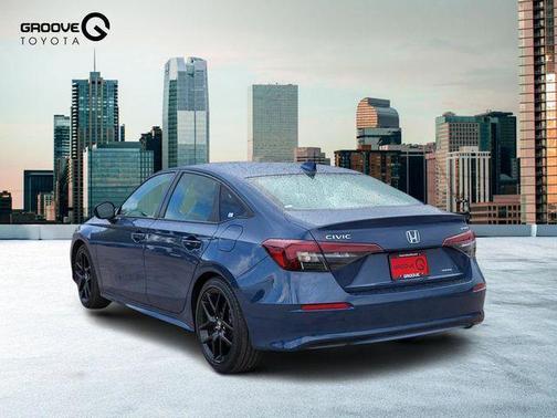 Blue Lagoon Pearl 2025 Honda Civic Hybrid Sport