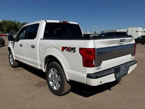 White Platinum Metallic Tri-Coat 2019 Ford F-150 Platinum