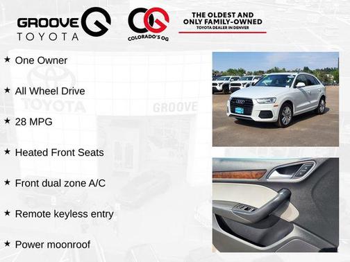 White 2017 Audi Q3 2.0T Premium Plus