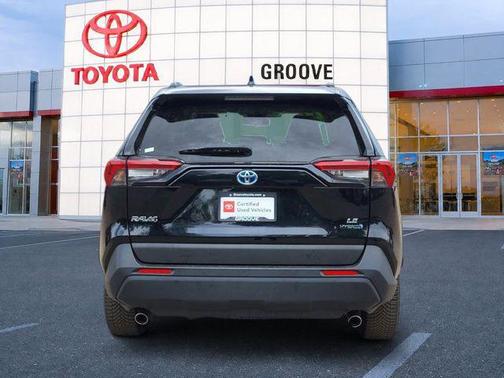 Midnight Black Metallic 2023 Toyota RAV4 Hybrid LE