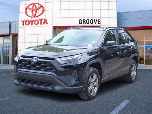 Midnight Black Metallic 2023 Toyota RAV4 Hybrid LE