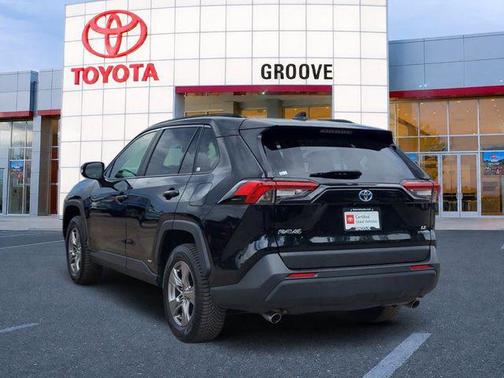Midnight Black Metallic 2023 Toyota RAV4 Hybrid LE
