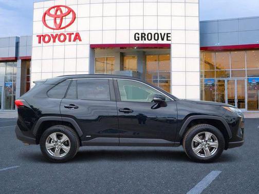 Midnight Black Metallic 2023 Toyota RAV4 Hybrid LE