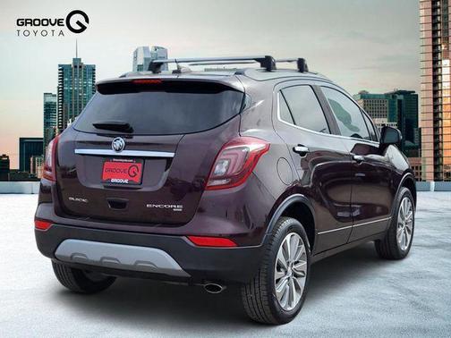 Black Cherry Metallic 2018 Buick Encore Preferred