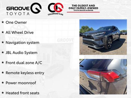 Midnight Black Metallic 2023 Toyota RAV4 Prime XSE