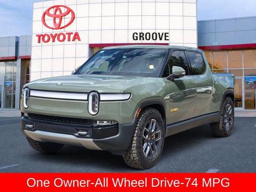 Forest Green 2022 Rivian R1T Launch Edition