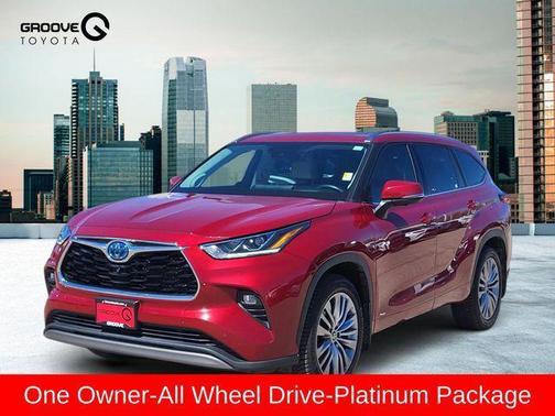 Ruby Flare Pearl 2023 Toyota Highlander Hybrid Platinum