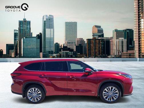 Ruby Flare Pearl 2023 Toyota Highlander Hybrid Platinum