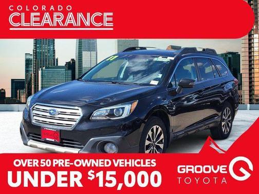 Crystal Black Silica 2017 Subaru Outback 3.6R Limited
