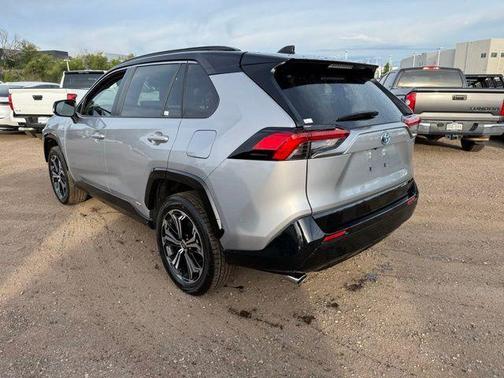 Silver Sky Metallic/Midnight Black Metallic 2024 Toyota RAV4 Prime XSE