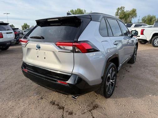 Silver Sky Metallic/Midnight Black Metallic 2024 Toyota RAV4 Prime XSE