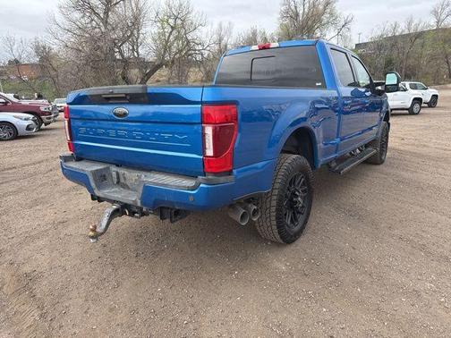 Blue 2020 Ford F-250 Lariat