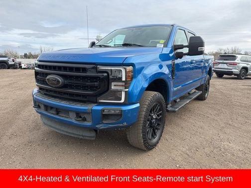 Blue 2020 Ford F-250 Lariat