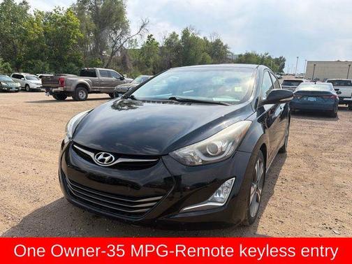 Black Noir Pearl 2015 Hyundai ELANTRA Sport