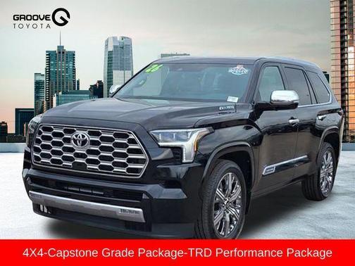 Midnight Black Metallic 2026 Toyota Sequoia Capstone