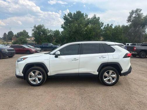 Blizzard Pearl 2021 Toyota RAV4 Hybrid Limited