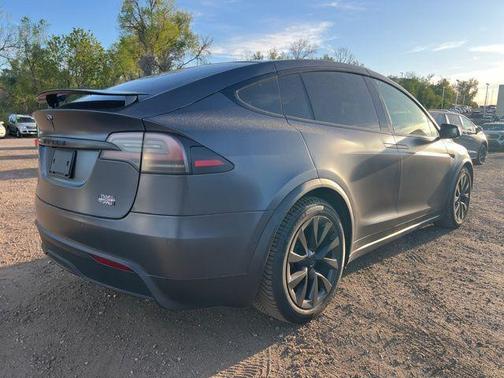 Gray 2022 Tesla Model X Plaid Tri Motor All-Wheel Drive