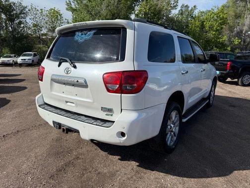 Blizzard White Pearl 2011 Toyota Sequoia Platinum
