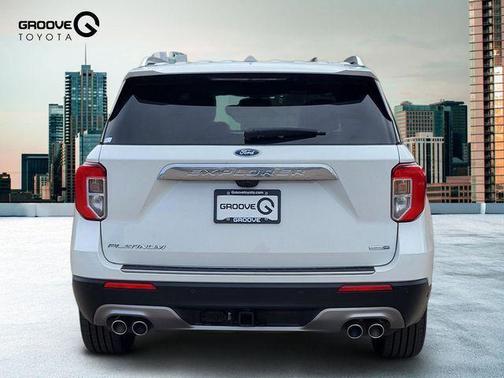 Star White Metallic Tri-Coat 2020 Ford Explorer Platinum