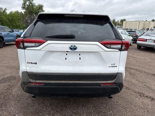 White 2022 Toyota RAV4 Hybrid LE