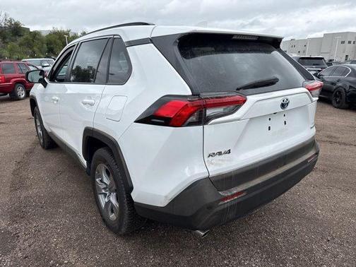 White 2022 Toyota RAV4 Hybrid LE