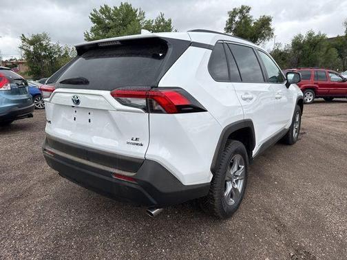White 2022 Toyota RAV4 Hybrid LE