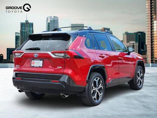 Supersonic Red/Midnight Black Metallic 2021 Toyota RAV4 Prime XSE