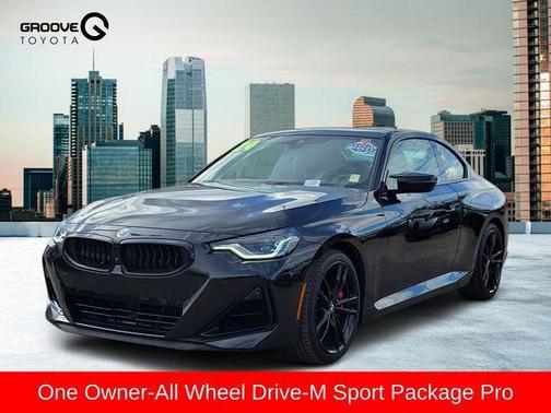 Black Sapphire Metallic 2024 BMW M240 i xDrive