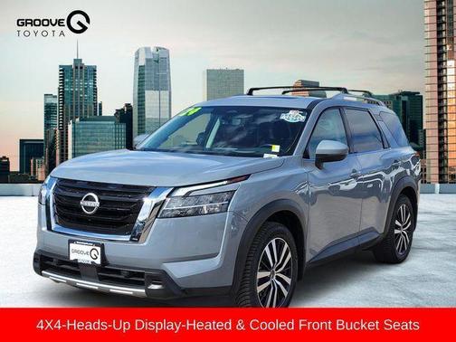 Boulder Gray Pearl 2024 Nissan Pathfinder Platinum 4WD