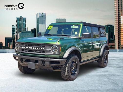 Green Metallic 2022 Ford Bronco Black Diamond