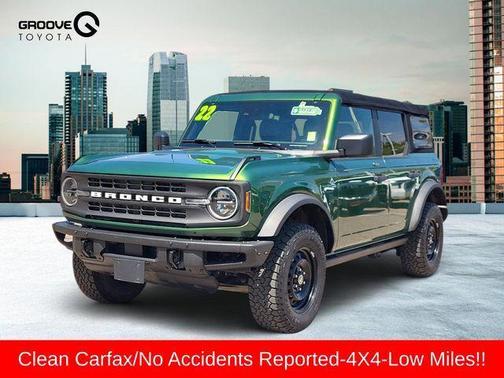 Green Metallic 2022 Ford Bronco Black Diamond